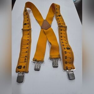 The Boss Yellow Measuring Tape Suspenders
